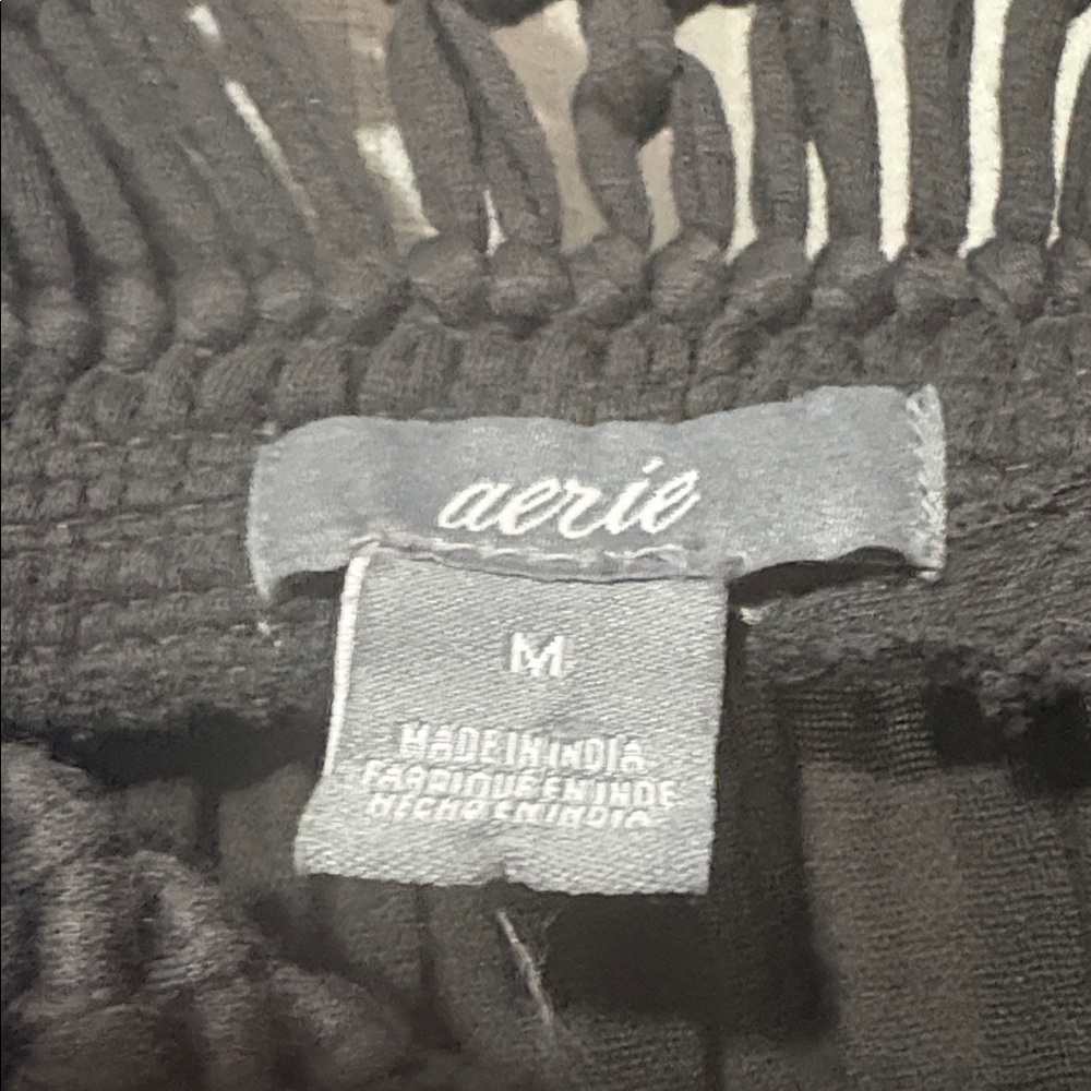 Aerie Black Crochet Tank Top - Picture 3 of 3